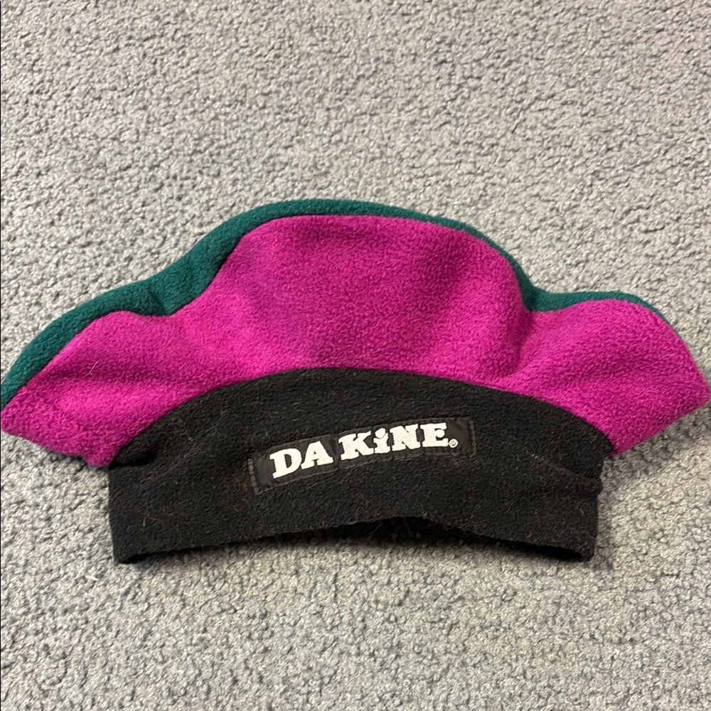 Da Kine Pink and Black fleece Beanie Hat